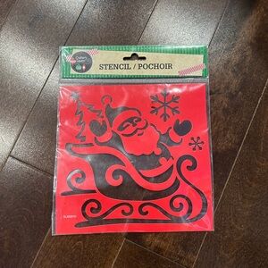 Christmas Santa Claus Stencil